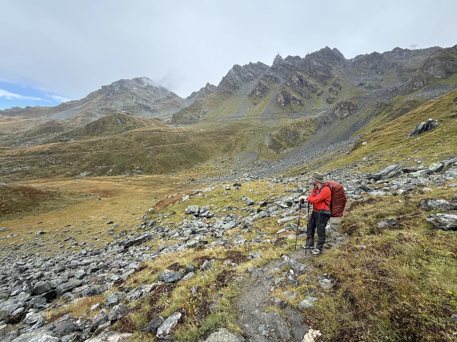 Gondola with a misty view