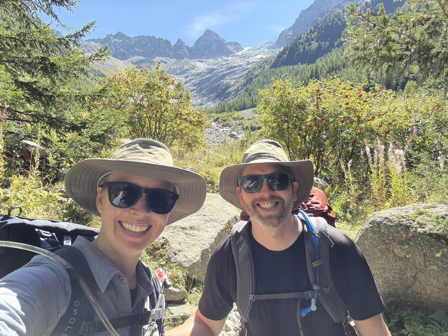 Selfie of Sheryl and Grant